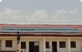 Système photovoltaïque à l'hôpital de Bamendjo