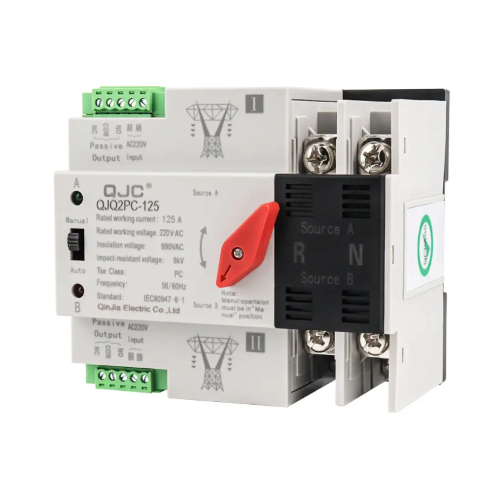 INVERSEUR AUTOMATIQUE/MANUEL (ATS) 63A 2P