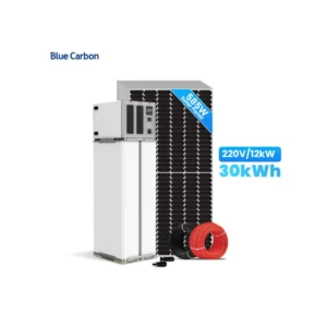 Blue Carbon ALL-IN-ONE MONOPHASÉ 220V/30kwh Smart Power Station (Centrale Solaire Intelligente)