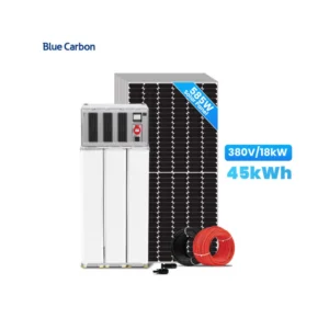 Blue Carbon ALL-IN-ONE TRIPHASÉ 380V/45kwh Smart Power Station (Centrale Solaire Intelligente)